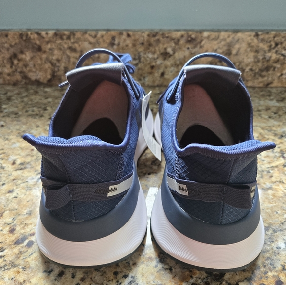 New With Tags Adidas Blue and White Sneakers with Chunky Sole - Picture 4 of 9